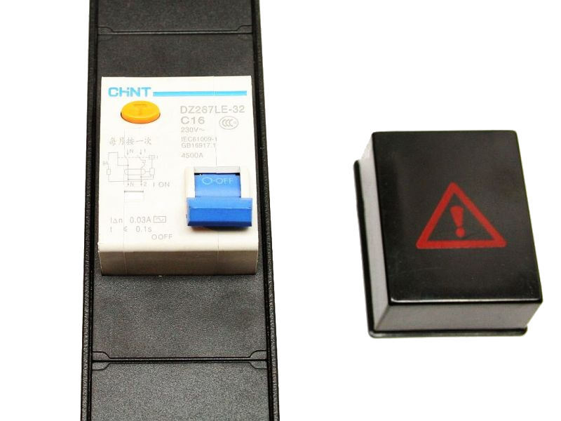 FI relés hálózati elosztó