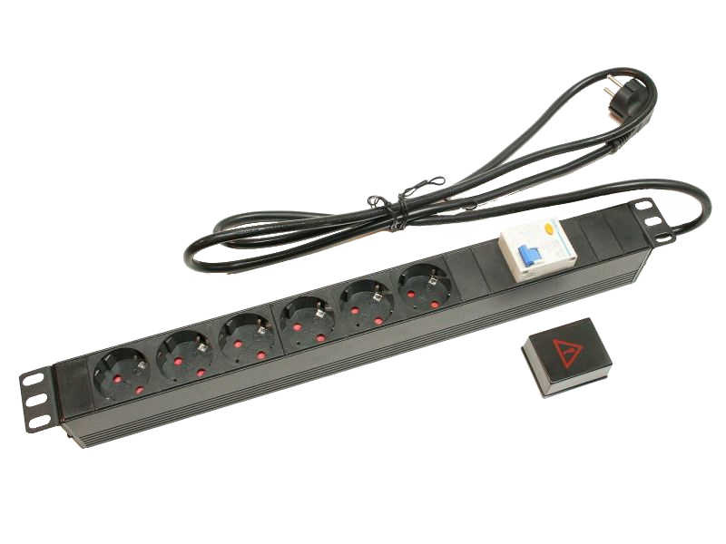 FI relés hálózati elosztó