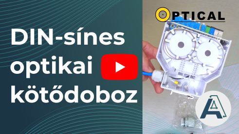 Optical DIN-sínre szerelhető kötődoboz bemutató videó