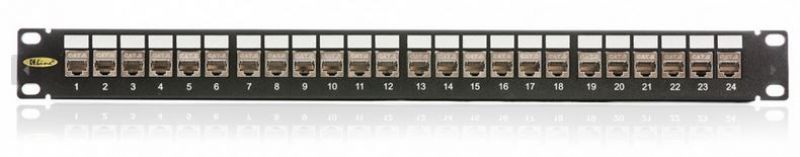 Patch panel Cat6 SFTP 24p rack 19" 1U KEP-C6-S-TL KELine [10281]