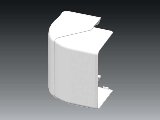 Kcs  90x55mm külső sarok PK fehér 8406 HB Kopos