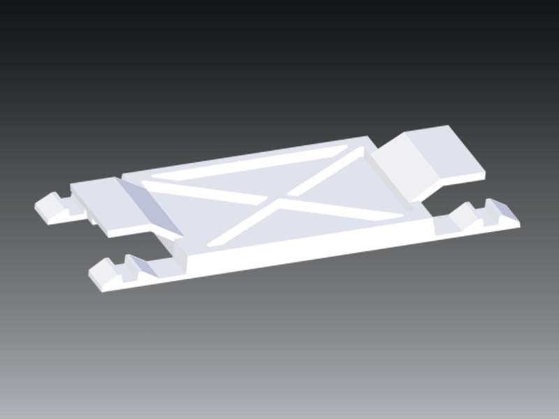 Kcs 80x 40mm kábelrögzítő fehér REKO 80X40 HB Kopos