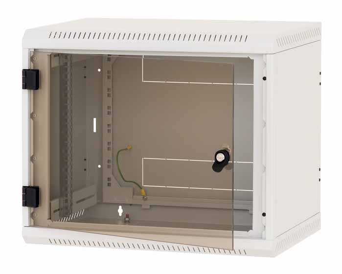 Rack szekrény 18U fali 19" szürke RBA-18-AS5-CAY-A1 Triton