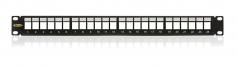 Patch panel Üres (Keystone) 24p rack 19" 1U KEP-EMPTY-S KELine [11180]