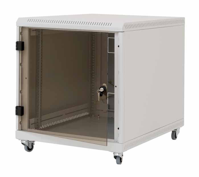 Rack szekrény 12U álló 19" szürke RCA-12-A68-CAY-A1 Triton