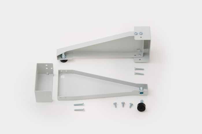 Rack szekr. támasztó talp kíhajtható szürke RAC-SS-X01-X1 Triton*