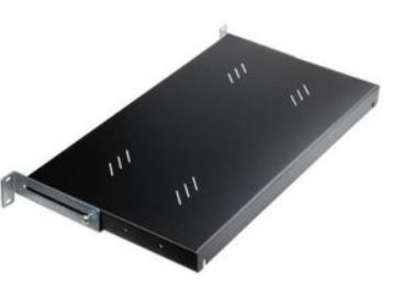 Rack polc 19" 1U  250mm fekete fix RAB-UP-250-A4 Triton