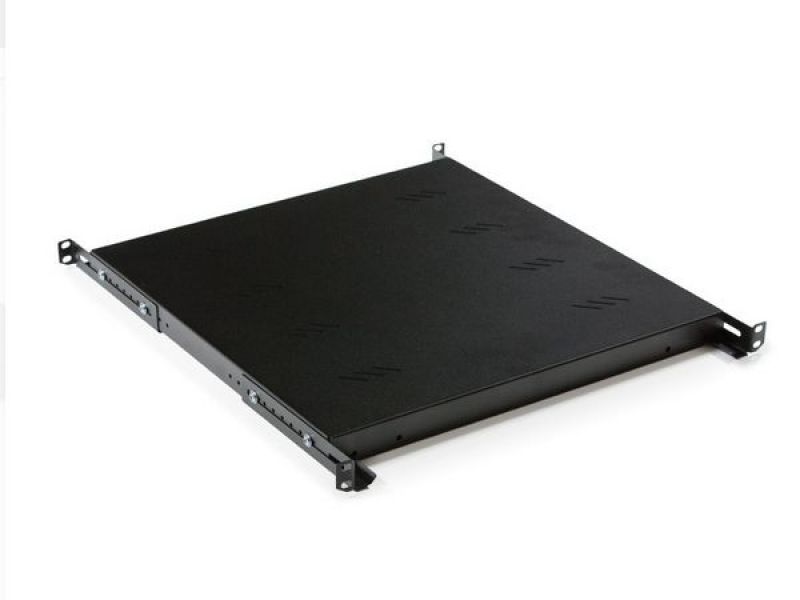 Rack polc 19" 1U 650mm fekete fix RAB-UP-650-A4 Triton