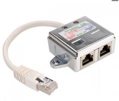 Ethernet kábel Y adapter PC/PC 1/2xRJ45 CAT5E SFTP OEM [12466]
