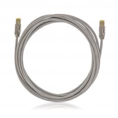 Patch kábel Cat6A  U/FTP  1,5m szürke 50µ" LSOH KELine [12599]