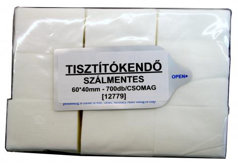 Tisztítókendő szálmentes 60x40mm 700db/csomag OEM [12779]