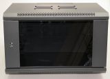 Rack szekrény  6U fali 19"  szürke s. 600x450SSZ  X-Tech [12922]