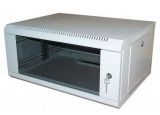 Rack szekrény 21U  fali 19"  szürke 600x450 3MM [13711]