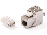 Modulár betét RJ45 Cat5E SFTP 180° sz.n. KEJ-C5E-S-TL KELine [13729]