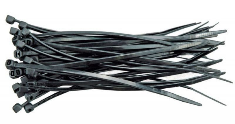 Kábelkötegelő 100x2,5mm fekete UV álló 50db/csom (CT 100/2,5/B) OEM [14687]*