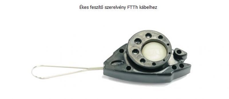 Kábelfeszítő szerelvény excenteres FTTH/microADSS kábelhez OEM [14935]