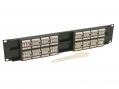 Patch panel Cat5E  UTP 32p rack 19" 2U 180° GALAXY *[1676]-a