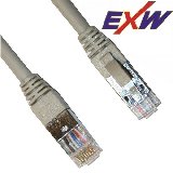 Patch kábel Cat6A S/FTP  1m  szürke 50µ" LSOH EXW [1835]