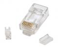 Modulár dugó RJ45 Cat6  UTP patch 50µ" GALAXY *[15012]-a