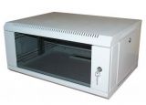Rack szekrény 22U  fali 19"  szürke 600x600 3MM [15181]