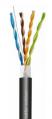 Kábel Cat5E F/UTP kültéri PE  100m fekete TI0091-100 Bitner [15417]-c