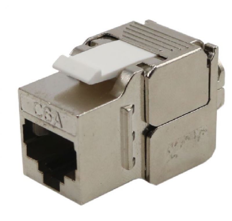 Modulár betét RJ45 Cat6A SFTP 180° sz.n. EXW [15941]