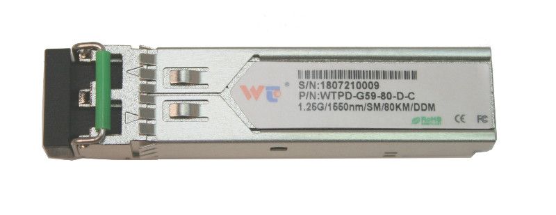 SFP  modul SM  1.25G  80km LC dlx DDM (WTPD-G59-80-D-C) WT *[16024]