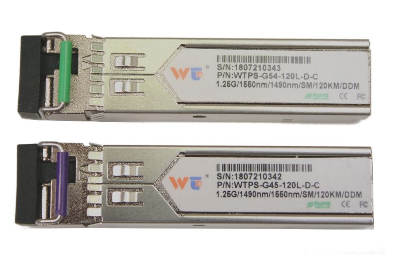 SFP  modul SM  1.25G 120km LC BiDi DDM (WTPS-G45/G54-10L-D-C) WT *[16031]