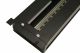 Rack DIN modul tartó 19" 3U fekete 3MM [16166]*-b