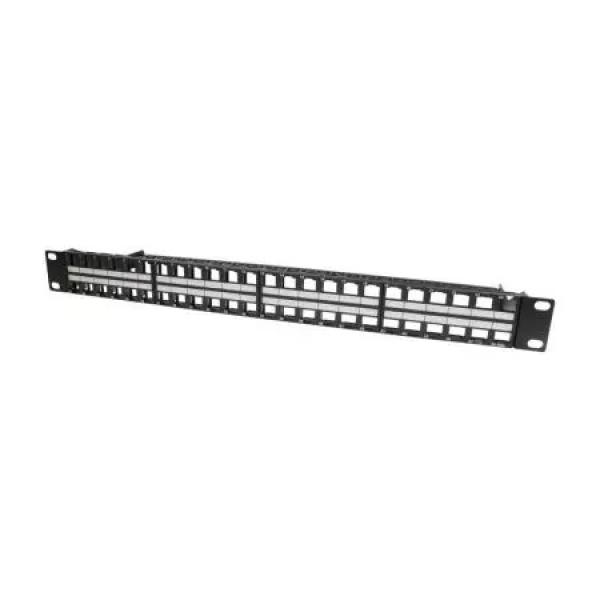 Patch panel Üres (Keystone) 48p rack 19" 1U ( UTP) EXW *[16409]
