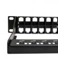 Patch panel Üres (Keystone) 48p rack 19" 1U ( UTP) EXW *[16409]-a