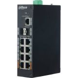 Switch  1G 11p (8x100M/1G RJ45 PoE+2xSFP+RJ45) ipari PFS3211-8GT-120 Dh.[16483]