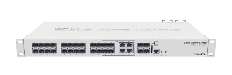 Switch 10G 28p (20xSFP+4x10GSFP+4RJ45/SFP) CRS328-4C-20S-4S+RM  MikroTik [16512]