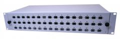 Patch panel optikai Üres 48p (SC slx/LC dlx/E2000) rack 19" 2U EFB [16636]