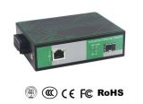 Konverter  SFP/ RJ45 1G/ 100M/1G ipari DIN IS-1SF60001 CRD [16809]