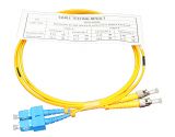 Patch kábel SM 9/125 SC/UPC < > ST/UPC DLX  2m OptiC [16892]