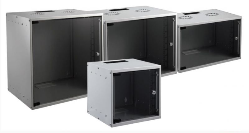 Rack szekrény  6U fali 19"  szürke lapraszerelt WGB-1906GR.45 EFB [17103]