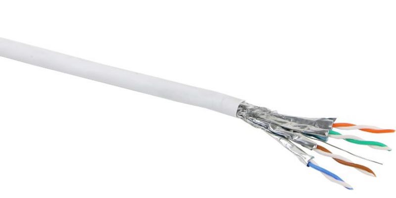 Kábel Cat6A S/FTP fali LSOH  500m fehér 100-914 Excel [17158]