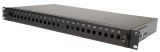 Patch panel optikai Üres 24p (ST/FC) rack 19" 1U RAB-FO-X15-SL KELine