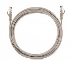 Patch kábel Cat5E  UTP   0,5m szürke 50µ" PVC KELine [17425]