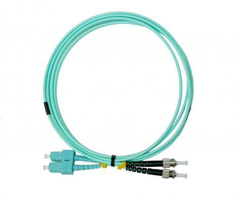 Patch kábel MM 50/125 (OM3) SC/UPC < > ST/UPC DLX  2m D3mm OptiC *[17566]