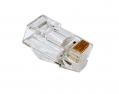 Modulár dugó RJ45 Cat6  UTP patch/fali (1,1mm) easy plug 50µ" EXW [17703]-c