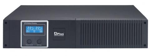 Szünetmentes táp.  2000VA/1200W rack 19" 2U EML-USB 2000CR Aplus [17826]*