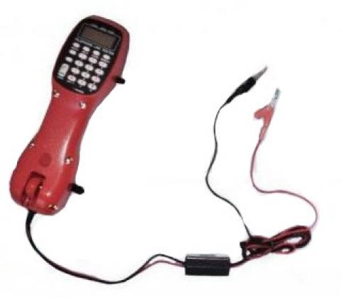 Vizsgáló telefon készülék piros UNIO [17918]