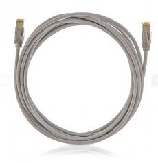 Patch kábel Cat6A S/FTP  5m  szürke 50µ" LSOH KELine [17986]