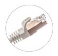 Patch kábel Cat6 S/FTP  1m  szürke 50µ" PVC KELine [17993]-a