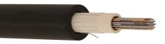 Kábel opt. MM 50/125 (OM4)  4ér kül-/beltéri HDPE fekete ETK [17994]