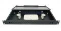 Patch panel optikai Üres 24p (SC slx/LCdlx) rack 19" 1U  fix OptiC [18063]-a
