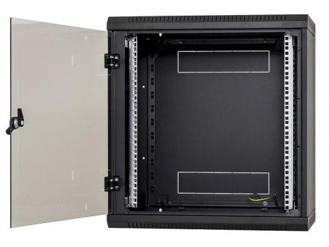 Rack szekrény 9U fali 19" fekete RBA-09-AS4-BAY-A1 Triton