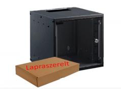 Rack szekrény  6U fali 10" fekete lapraszerelt OEM [18391]